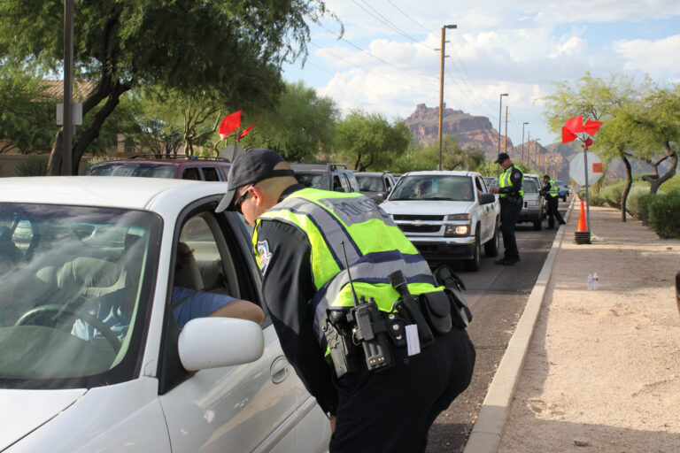 dui driving arrested by a police